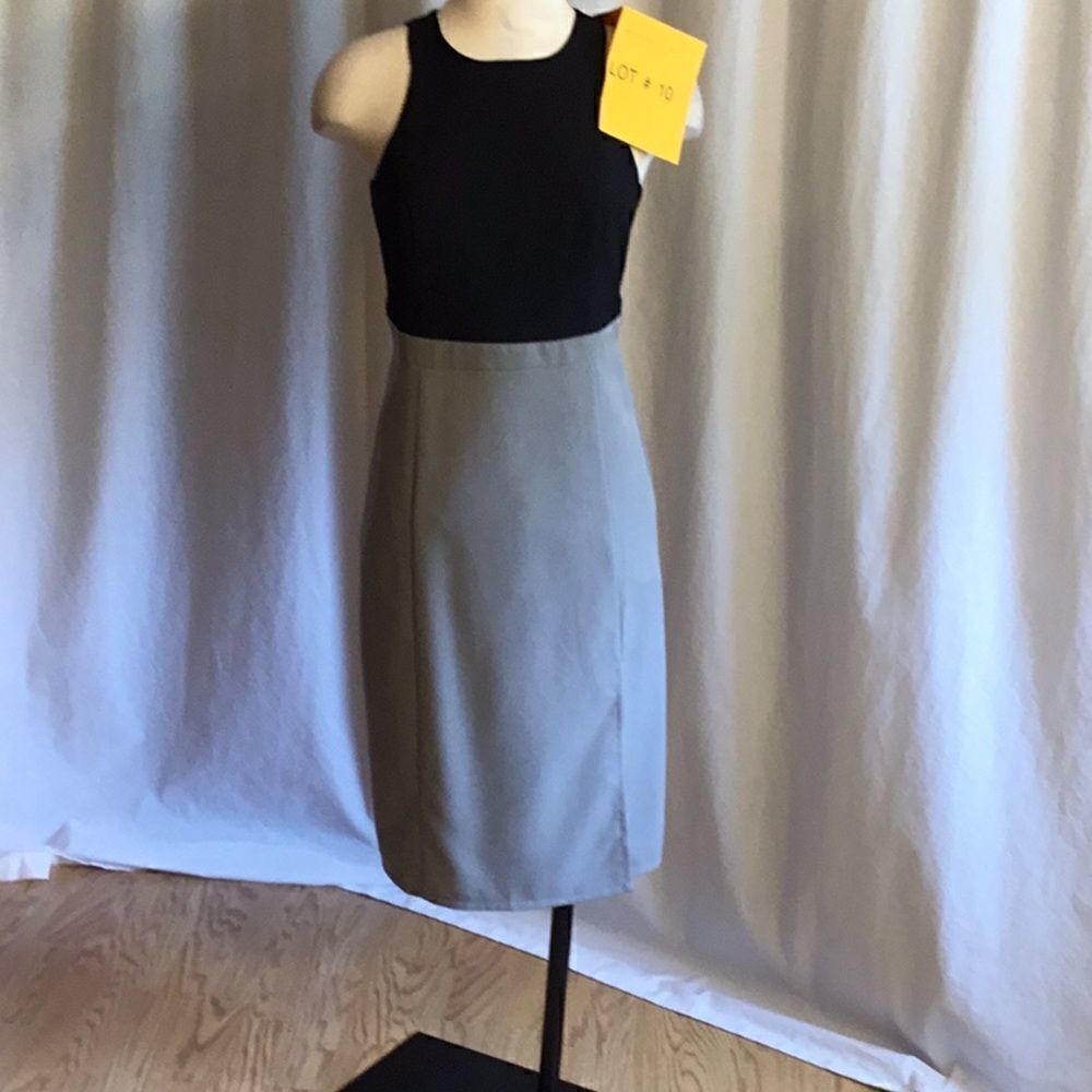 Sleeveless 2 tone dress in medium by C. LUCE